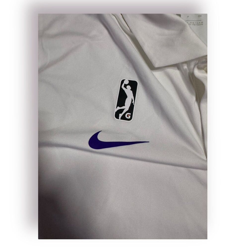 Nike‎ Men’s Dri-Fit Lakers NBA Polo Size Small Activewear South Bay Lakers - Picture 5 of 8